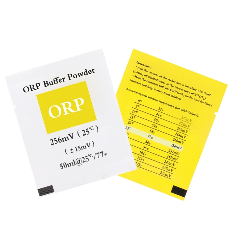 ORP Buffer Solution Powder Fitting for ORP Tester Meter Measure Calibration Liquid 256mV Correction Powder Practical