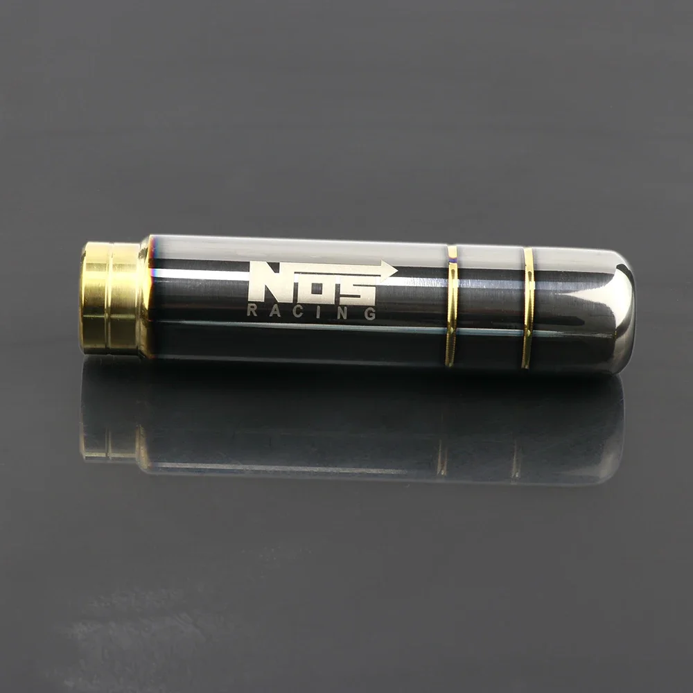 

Gold Gun BRIDE/NOS Aluminum 13cm jdm Gear Shift Knob Burnt Shifter Lever Head for Universal Car