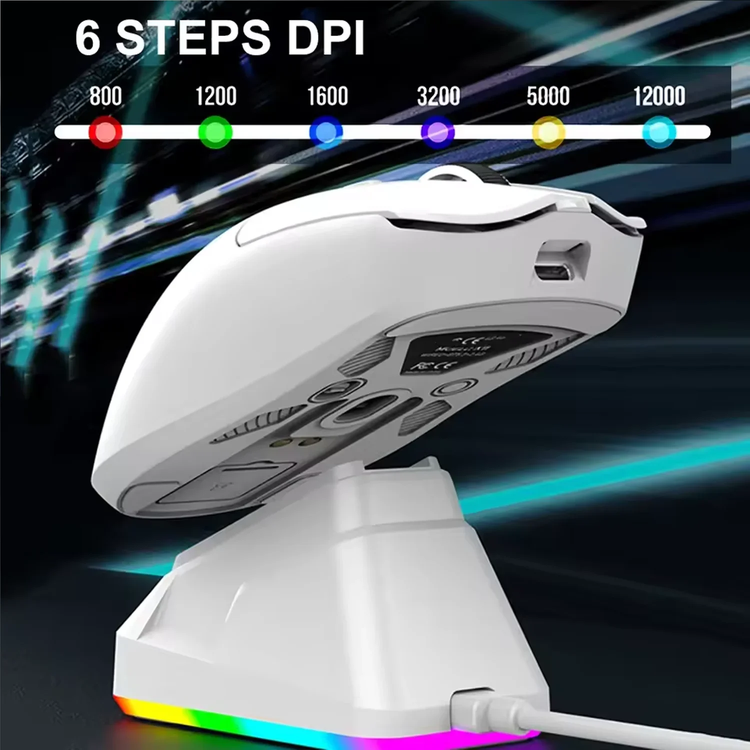 2026 NEW X11 Wireless Bluetooth 3-Mode Mouse Touch Screen Magnetic Charging Dock Ultra-Light Macro Gaming Mouse Magnetic Base