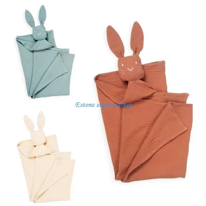 090B 120x70 سنتيمتر الطفل قماط ملفوفة منشفة استرضاء لينة أرنب لبطانية الدمية Sleepsa