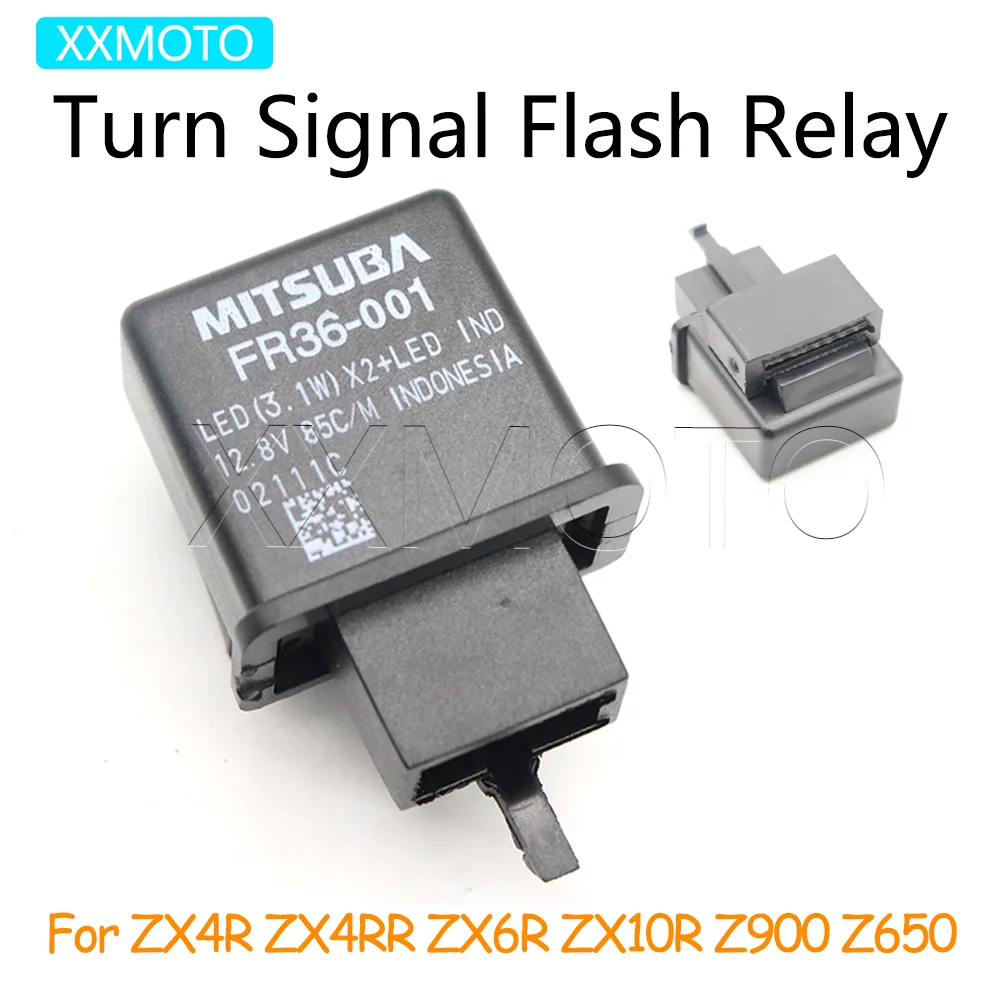 For Kawasaki ZX4R ZX4RR ZX6R ZX10R ZX-4R ZX-4RR ZX-6R ZX-10R Z 900 650 ZX 4R 6R Motorcycle Turn Signal Bulb Hyper Flash Switch