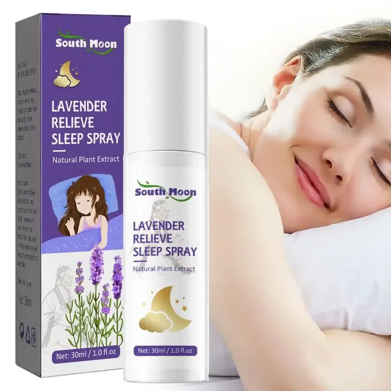 Semprotan tidur Lavender 30ml, semprotan tidur kabut Lavender membantu Anda mendapatkan tidur yang anda butuhkan dan bangun