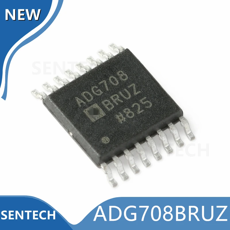 

10Pcs/Lot New Original ADG708BRUZ TSSOP-16 CMOS Low Voltage Single Channel 8:1 Multiplexer