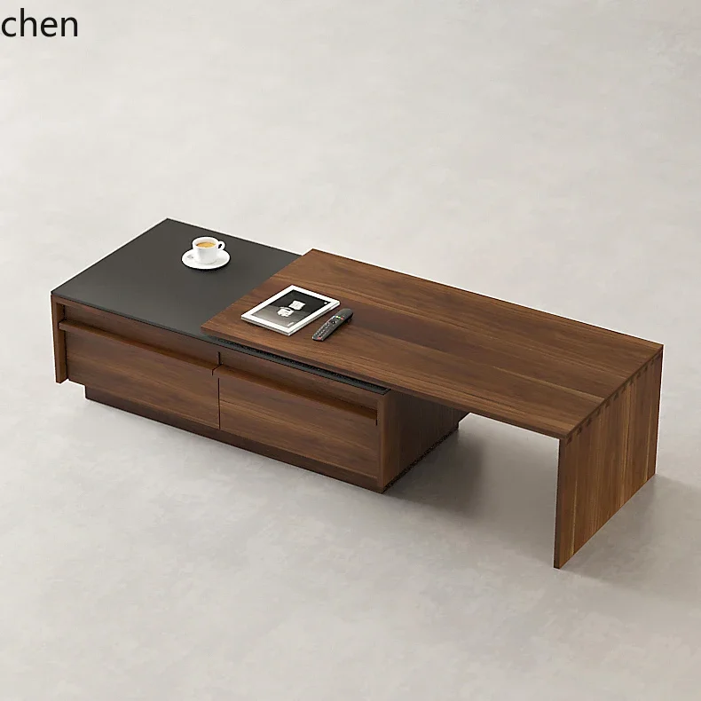 Bauhaus stretch coffee table/rock slab solid wood coffee table medieval retro