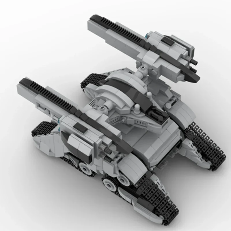 Moc cegły budowlane Model wojskowy Mech Tank Hunter Killer X2 technologia modułowe klocki prezenty zabawki dla dzieci zestawy do samodzielnego montażu