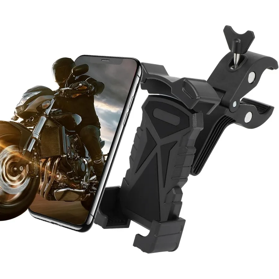 Universal Golf Cart Phone Holder Phone Mount Compatible with Bike Bicycle Stroller Push Cart Boat Car Motorcycle for Most Mobil