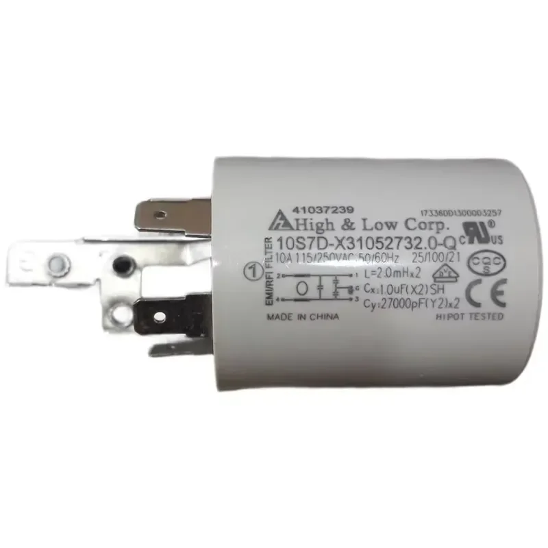 Replacement Capacitor Filter for Candy Washing Machine Models 91200098 41038124 41037239 Ensures Stable Performance and Long