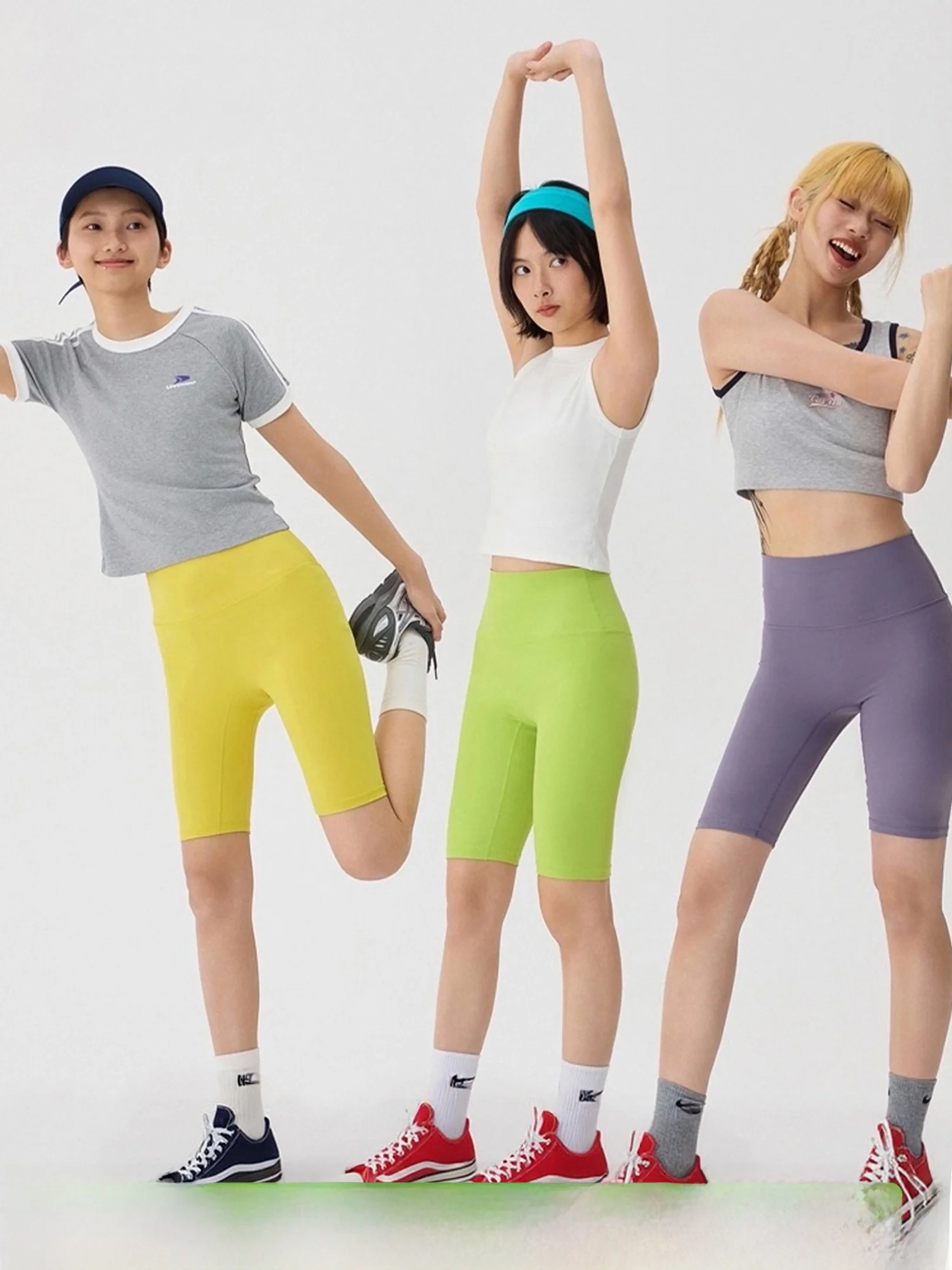 

OWOX High Waist Five Inch Yoga Pants Fitn ark Skin orts Breathable Moisture ng Cycling Underwear Women's Tights