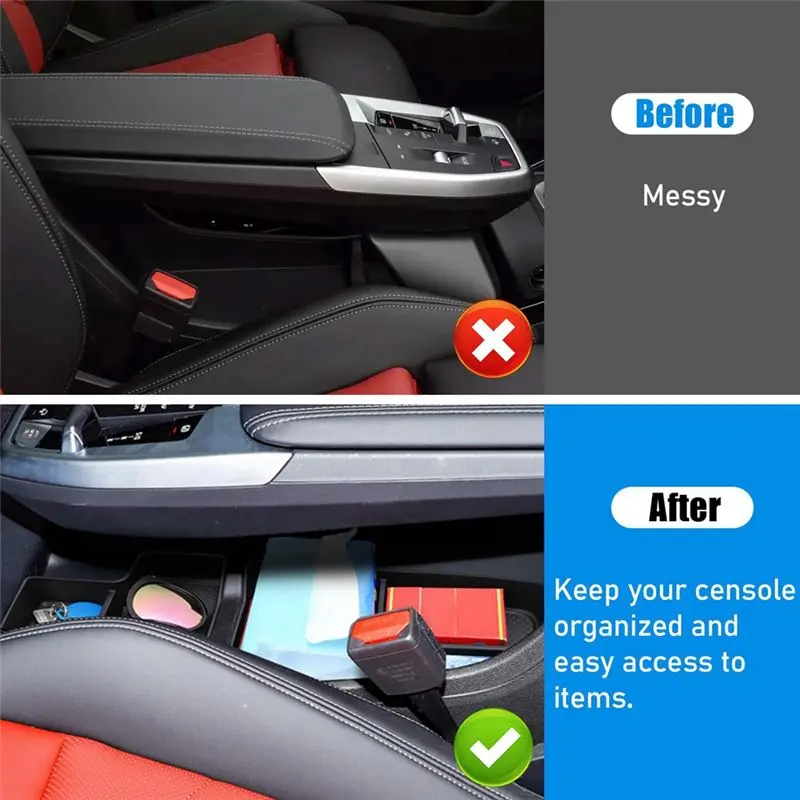 Reliable-For BMW X1 U11 2023 2024 Center Console Lower Organizer Tray - Under Console Storage Box Spare Parts Accessories Parts
