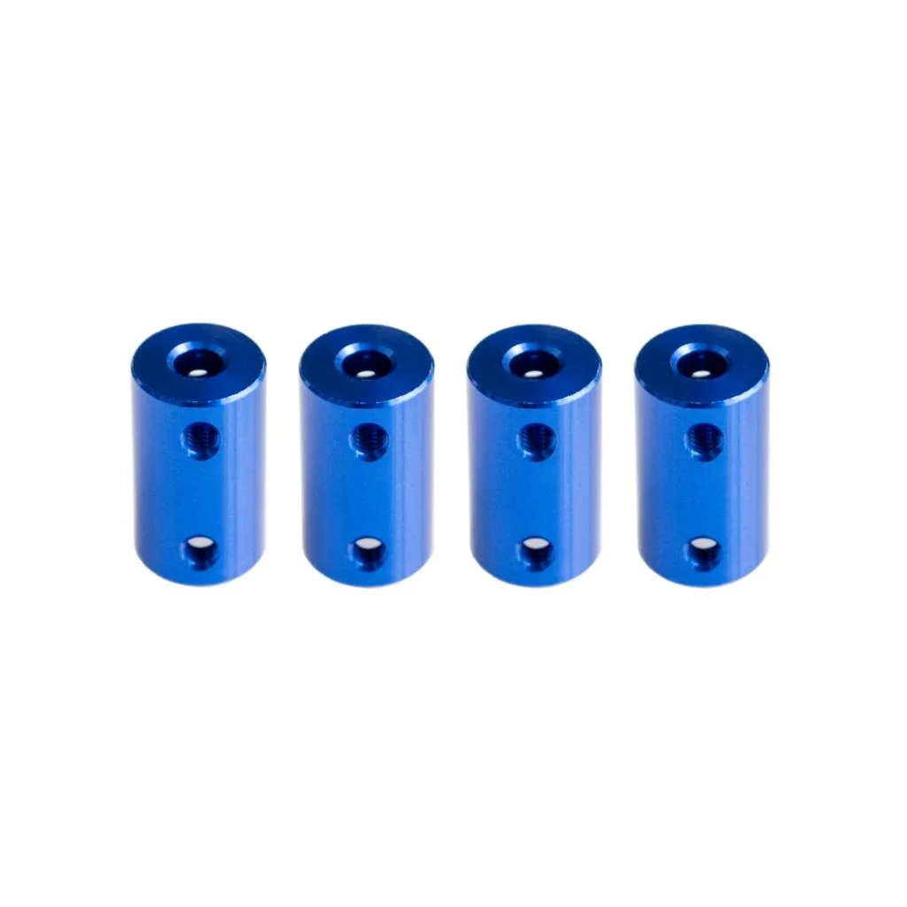 blue aluminum alloy coupler D14 L25 5mm with 8mm for 5mm shaft 8mm shaft for motor shaft ship model coupling