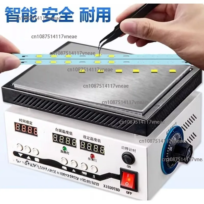 Heating Table, LED Dual Digital Display Heating Plate Constant Temperature, Heating Platform Laboratory Test