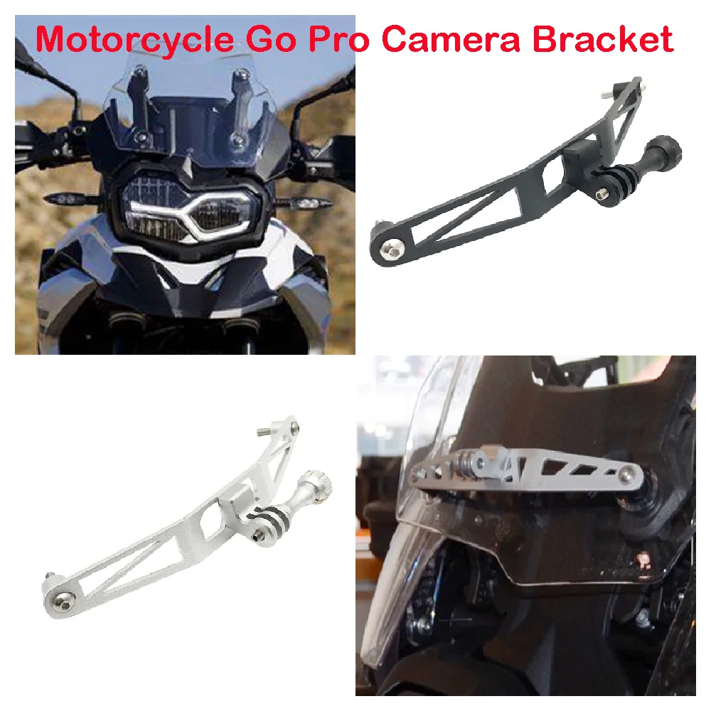 

Fits for BMW F900GS F850GS ADV GS F900 F850 F750 2018-2025 Motorcycle Front Go Pro Camera Recorder Bracket Cam Rack Mount Holder