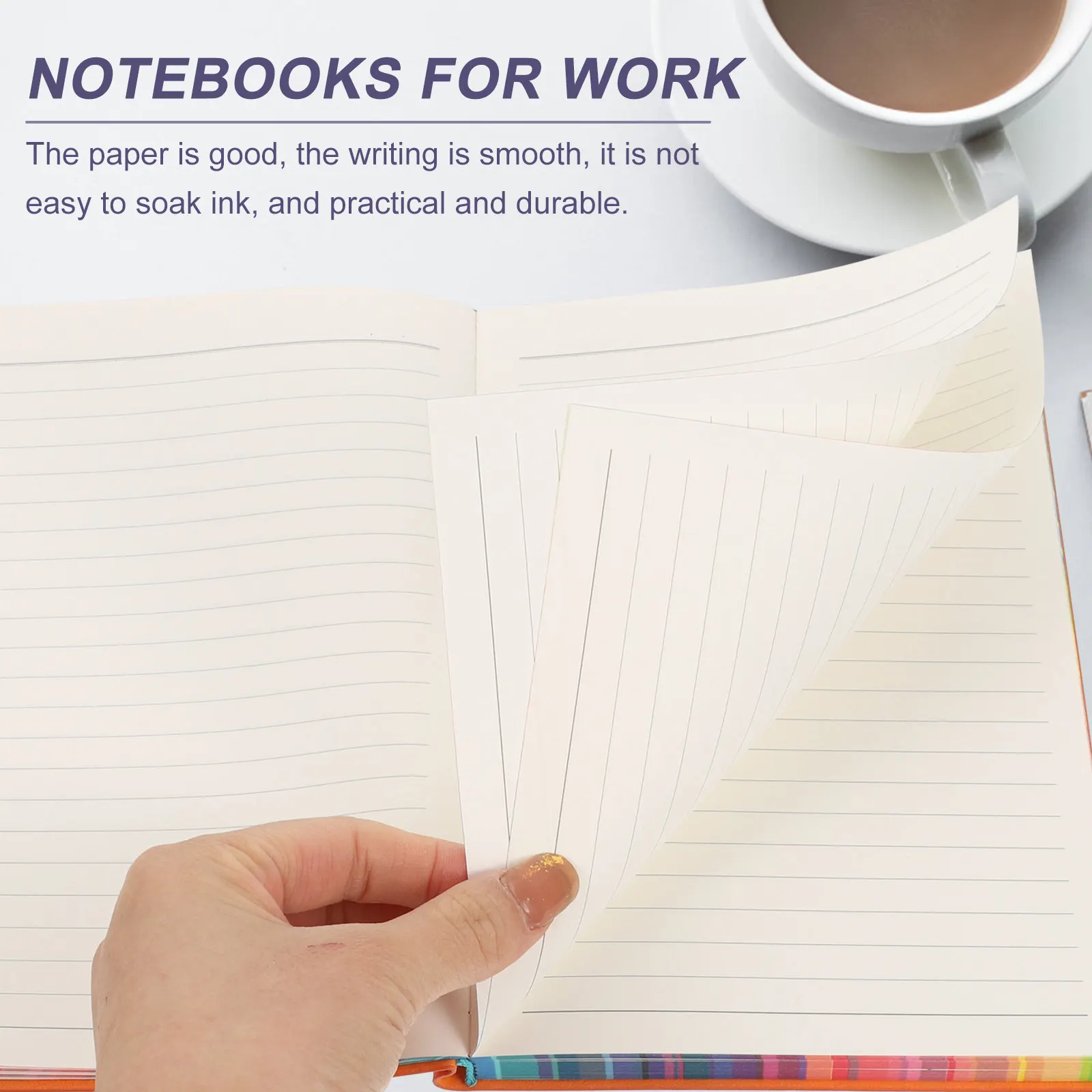 Artificial Daily Notebook Stylish Multi-Function Business Writing Notebook Portable Journal Notebooks for Work