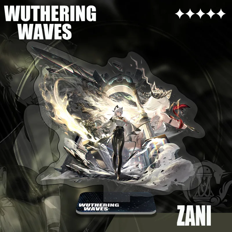

New Wuthering Waves Character Stand Zani Lupa Cartethyia Cute Cartoon Anime Acrylic Game Desk Ornament Friend Gift Cosplay