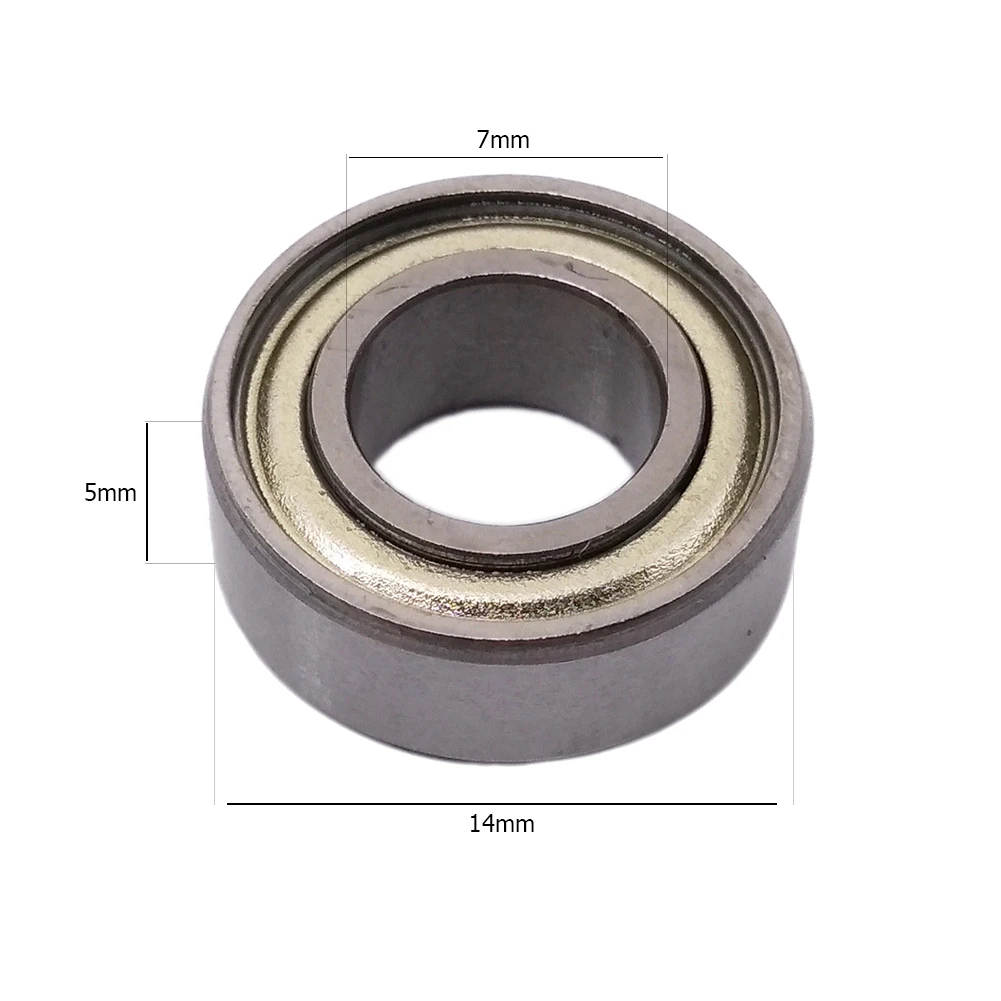 10 قطعة/المجموعة محامل الأخدود العميق البسيطة 687zz النفط مشربة انزلاق تحمل تشوه أجزاء الأجهزة مقاومة للسلع الرياضية
