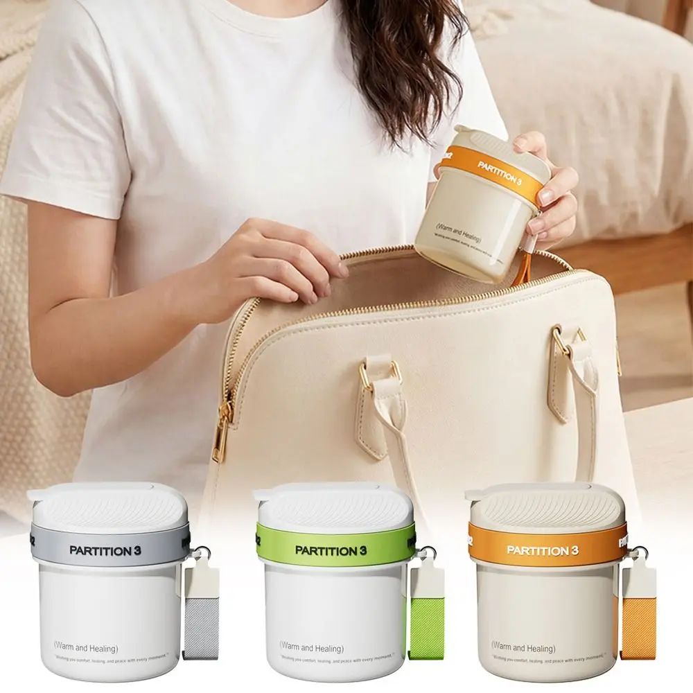 4 Compartments Weekly Pill Organizer Portable Plastic Pill Storage Box Handle Moisture Proof Travel Medicine Case Travel Carry