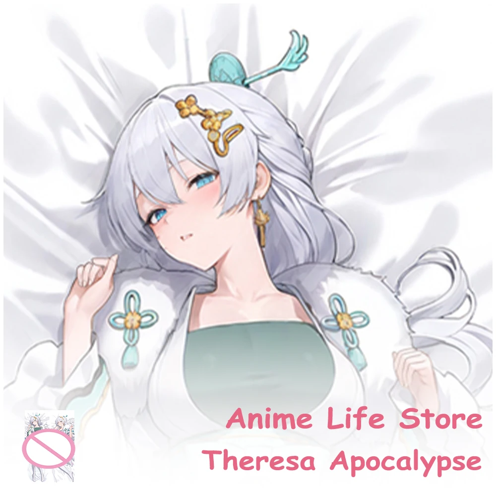 Anime Honkai Impact 3 Theresa Apocalypse Fullbody Dakimakura Pillow Cover Anime Pillowcase Hugging Fullbody Otaku Cushion Covers
