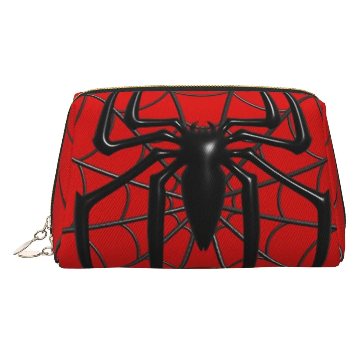 Spider And Web Women Cosmetic Bag Travel Makeup Organizer Pouch Toiletry Storage Dopp Kit Case