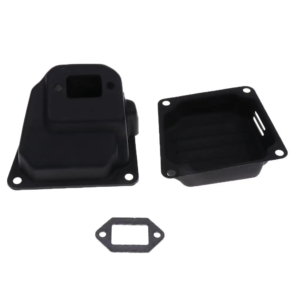 Muffler Exhaust Assembly Chainsaw Replacement Gasket Included Garden Repair Parts for 038 380 MS380 038AV Units