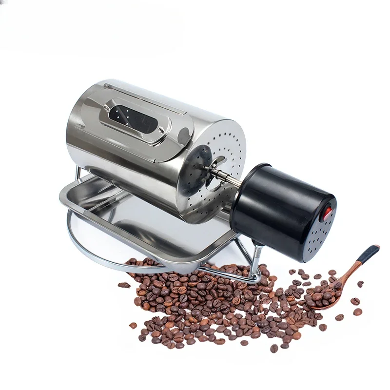 

DMWD 110V/220V Coffee Beans Roaster Stainless Steel Cafe Bean Roasting Machine Baking Fry Peanut Grain Nuts Dryer EU US UK Plug