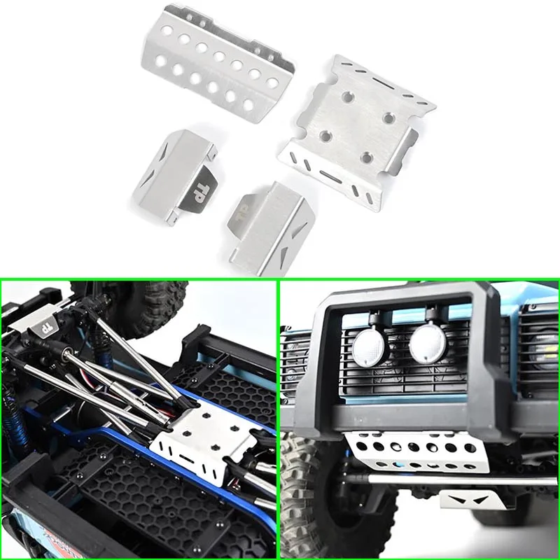 

1 комплект металлической защитной пластины шасси для 1/8 RC Crawler MJX H8H