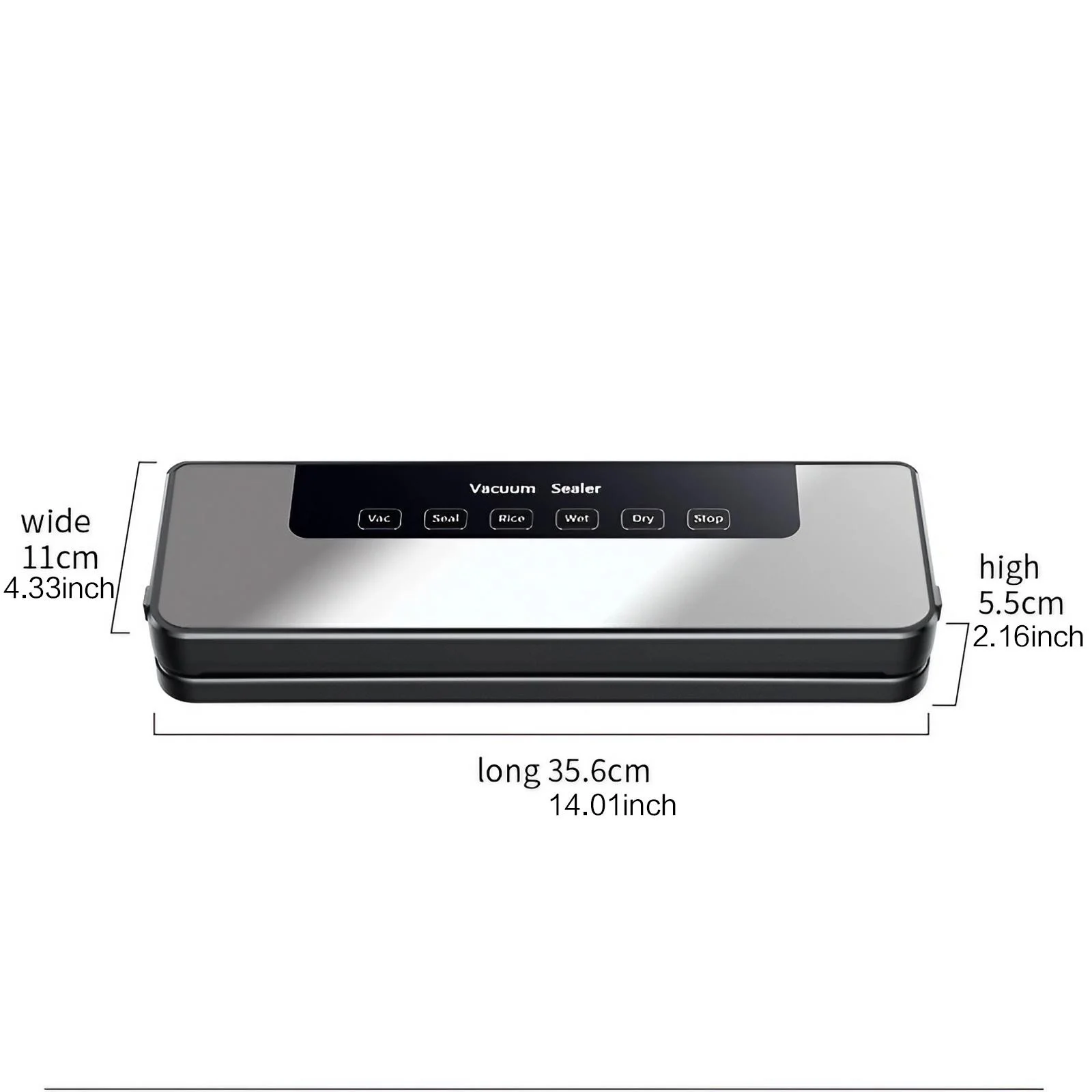 Machine à sceller sous vide automatique, puissance d'aspiration 65kPa, poudre d'huile sèche et humide, appareil d'emballage universel