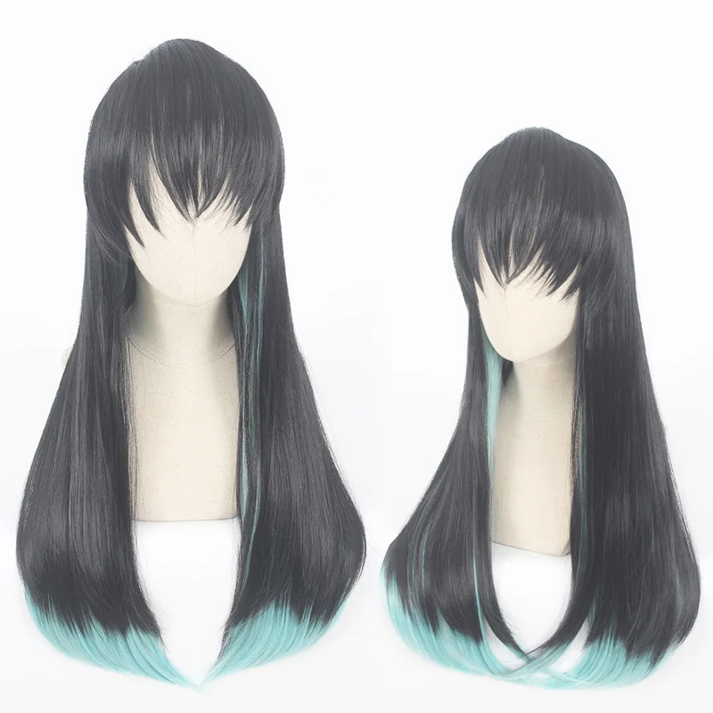 Shuudan Tsubaki Unryou Black Gradient Cosplay Perücke 471F