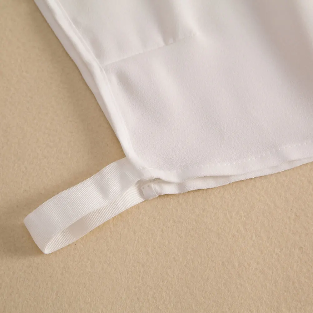 

1pcs Decorative Collar Fake Shirt Collar Detachable White Lace Choker For Women Half Shirt Blouse Craft Sewing Accessory