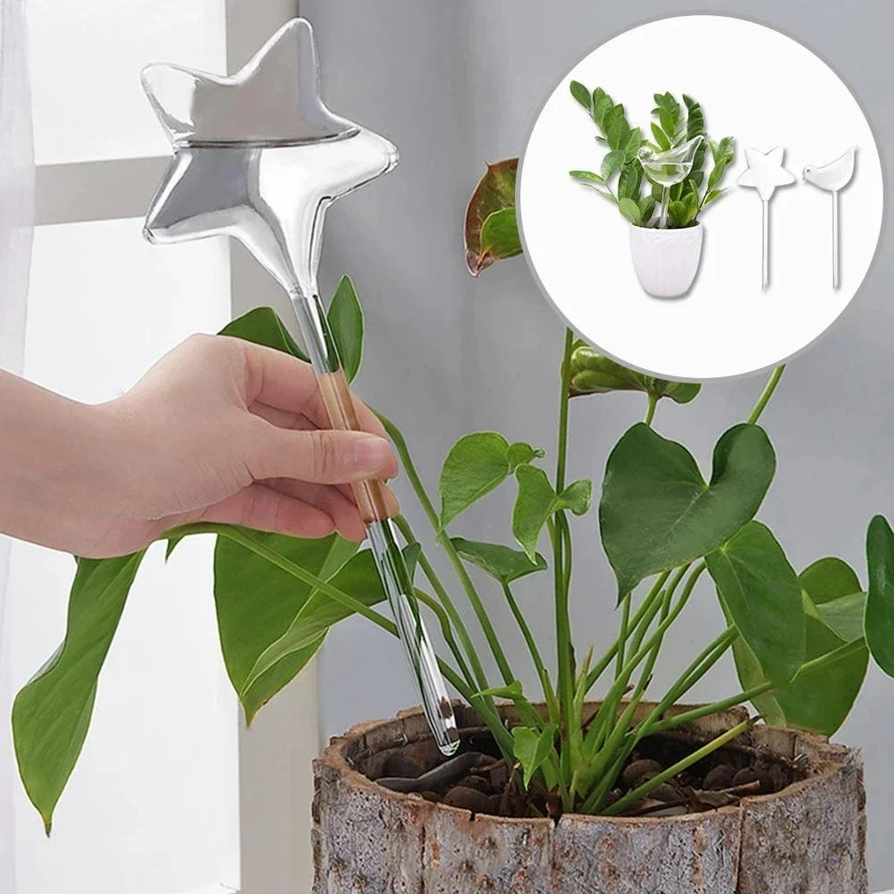 

Houseplant Automatic Self Watering Bird Watering Cans Flowers Plant Decorative Clear Watering Device Garden Irrigation Accessory