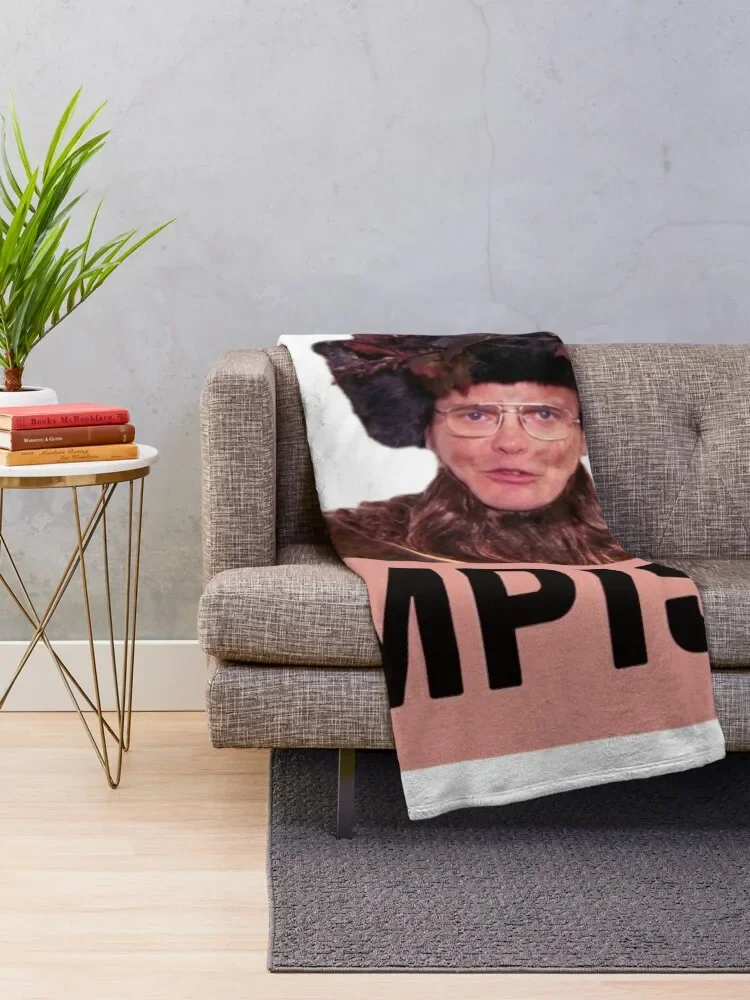 The office, Dwight Schrute, Impish Throw Blanket Soft funny gift Fluffy Softs Furry Blankets