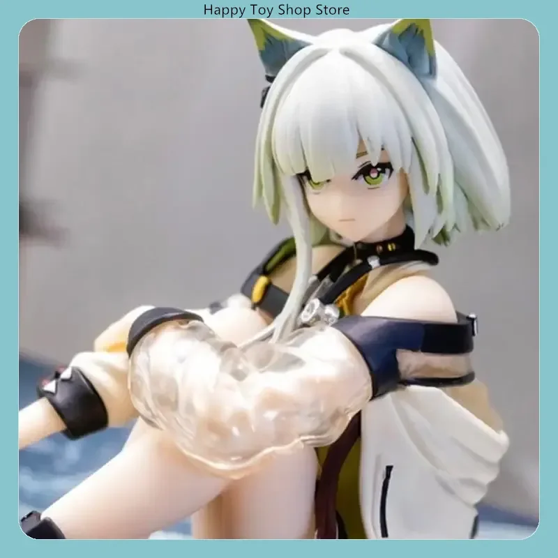 Arknights Kal'Tsit Sitting Pose Mini Figura Brinquedo Colecionável Macarrão Press Modelo Jogo Figura de Ação