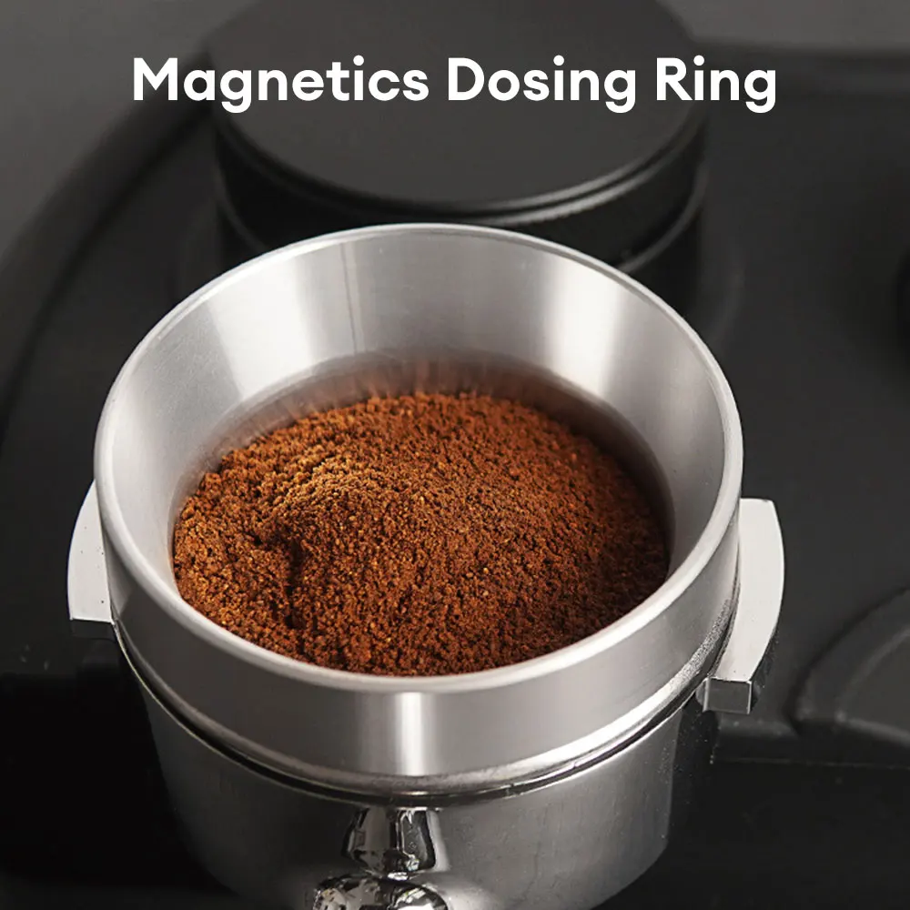 51/58mm Espresso Coffee Dosing Ring Powder Receiving Ring  Coffee Filter Replacement Ring Espresso Replacement Ring Coffeeware