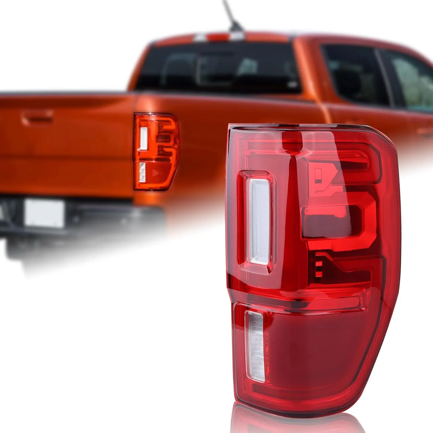 

LED Tail Light Rear Lamp Assembly w/Blind Spot (Module NOT Included) Compatible with 2019-2023 Ford Ranger Right Passenger Side