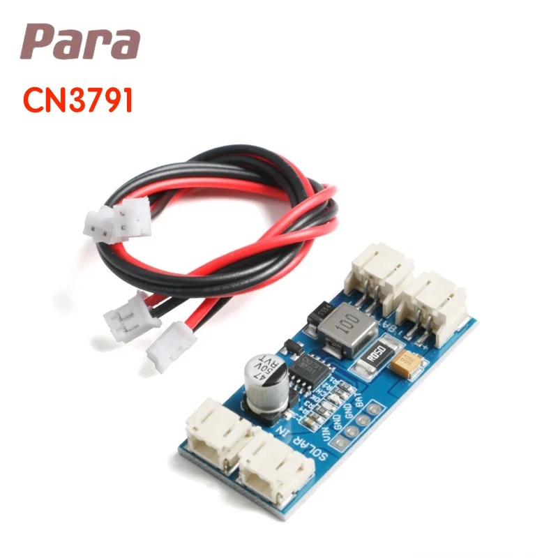 Mini Solar Lipo Lithium Battery Charging Charger Board CN3791 CN3163 CN3065 Solar Panel Regulator Controller Module with Cable
