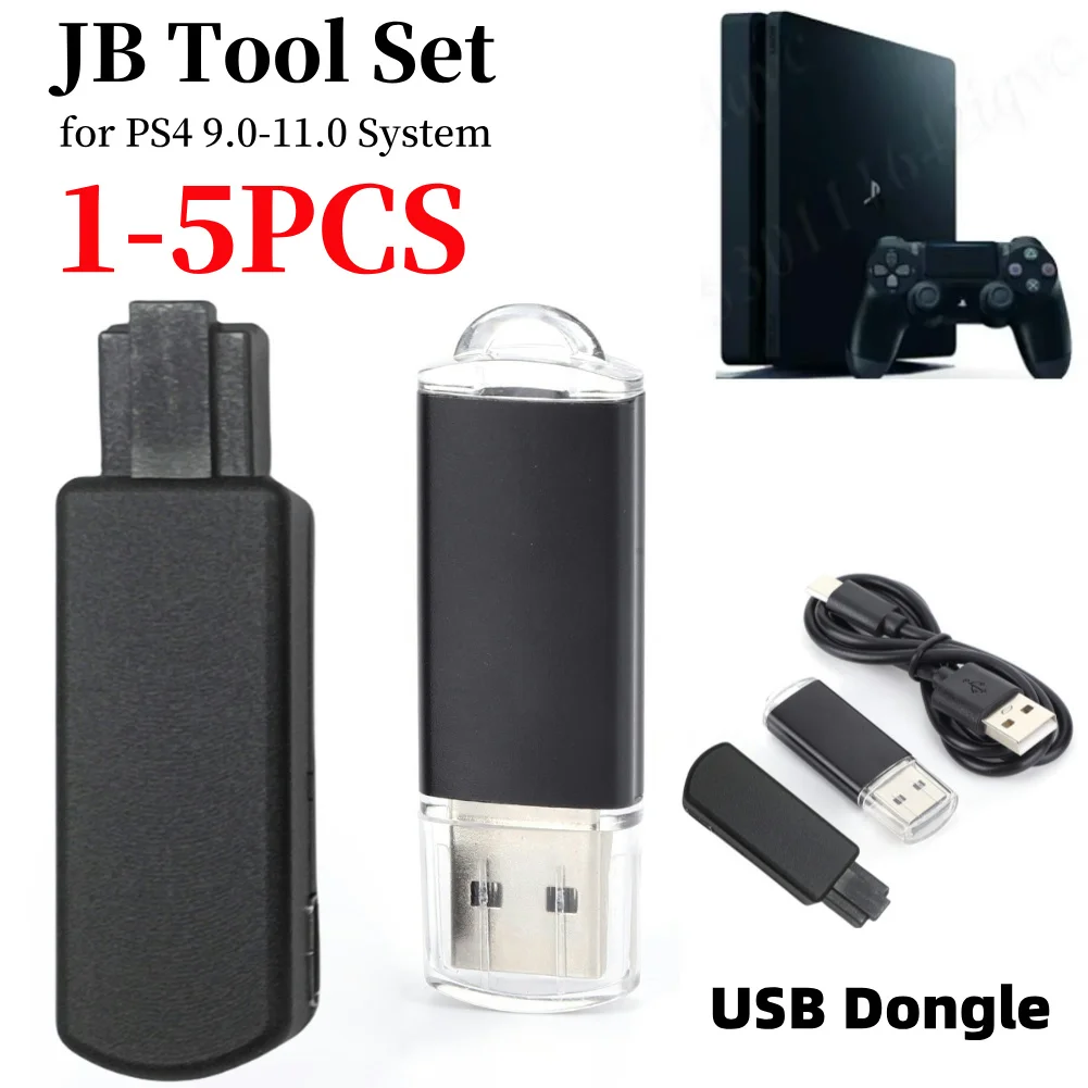 One-Key JB Tool Mod Kit USB Dongle JB Tool with Ethernet Type-C Cable Kit Modification Kit for Sony PS4 FW 9.0 11.0 System