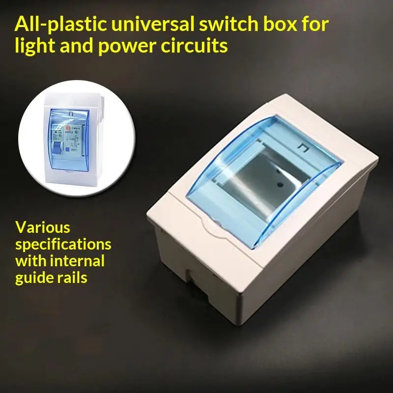 IP65 Waterproof HT Series Electrical Distribution Box 3-12 Ways High Strength ABS Junction Box for Outdoor Security Camera Wiri
