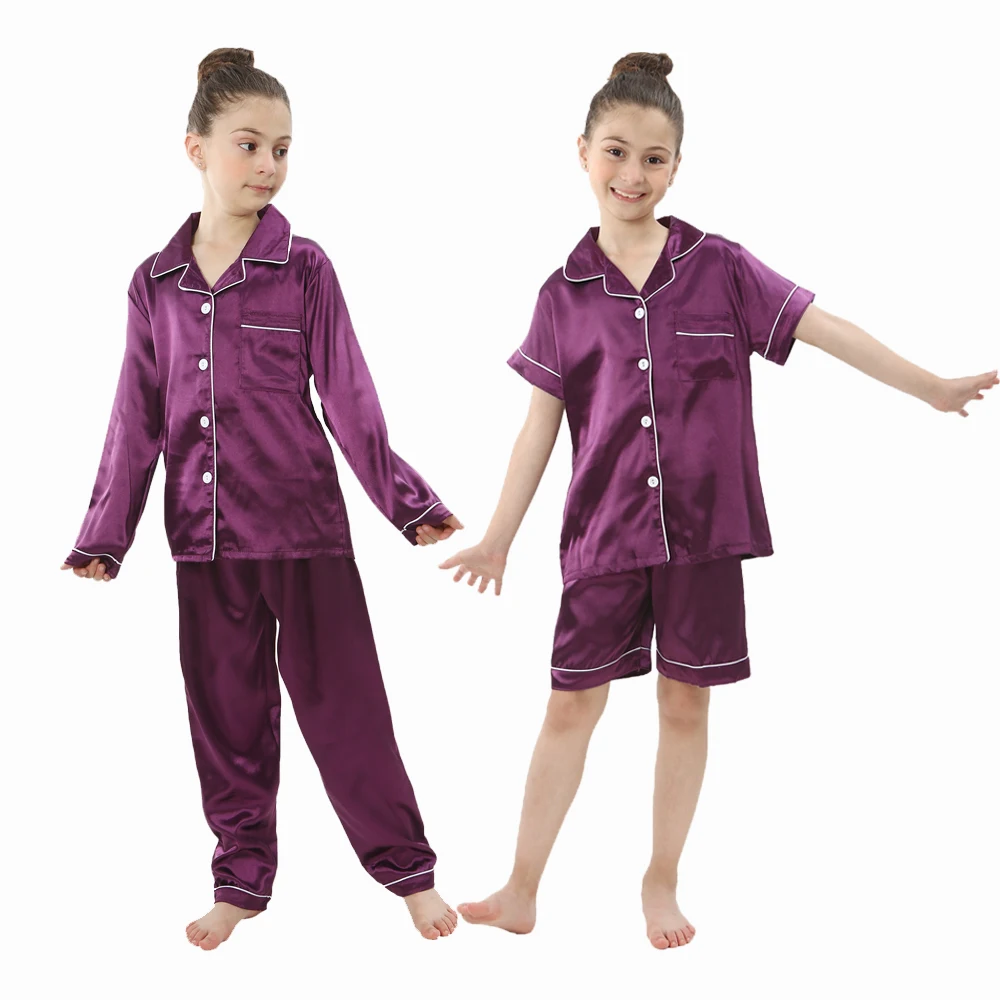 Girls Pajamas Children Party Pijamas Sleepwear Sets Apring Autumn Full Sleeve Pyjamas Summer Kids Loungewear Suits Baby Boy