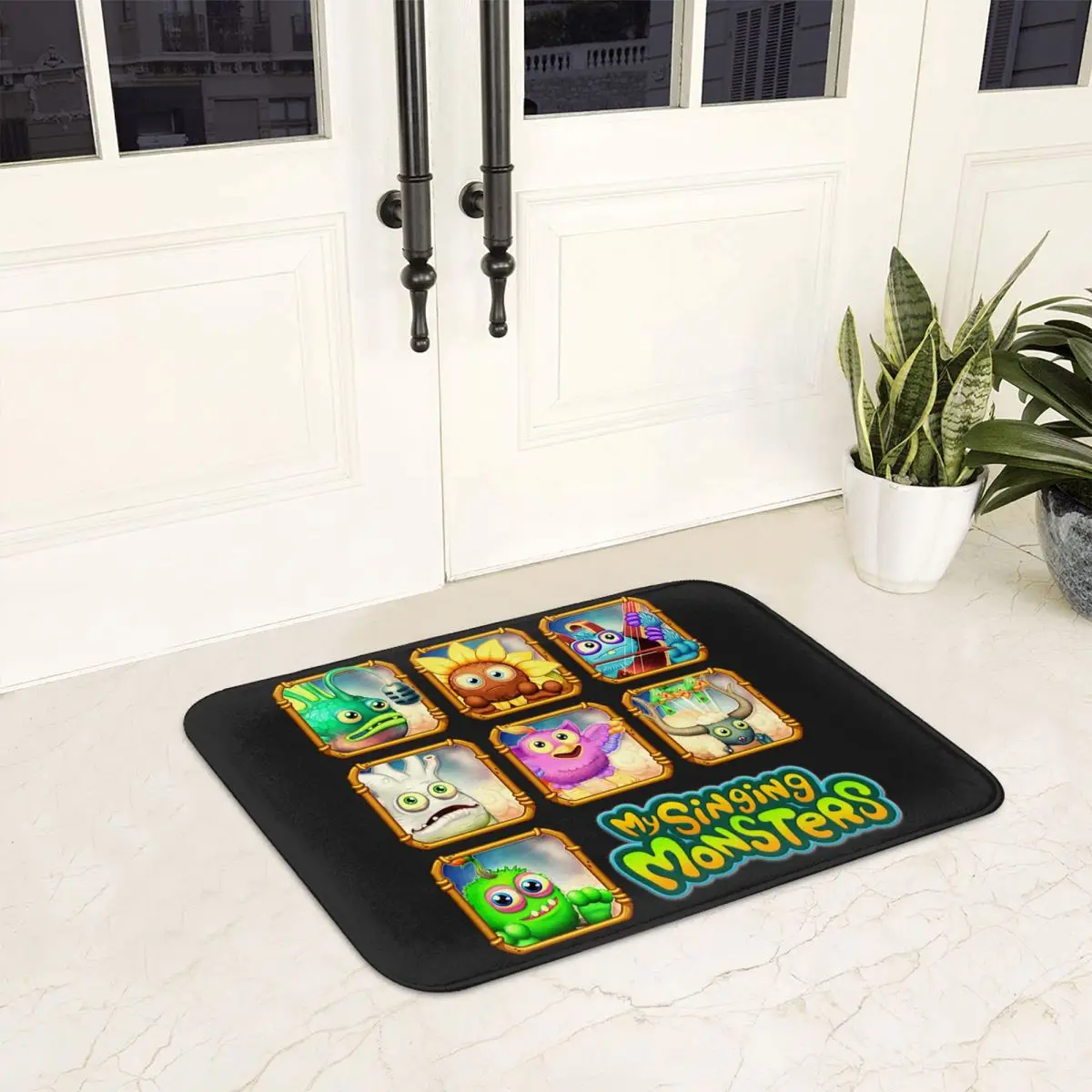 My Singing Monsters Anti-slip Doormat Floor Mat Cushion Carpet Rug for Kitchen Entrance Home Bathroom Living room Footpad Mats