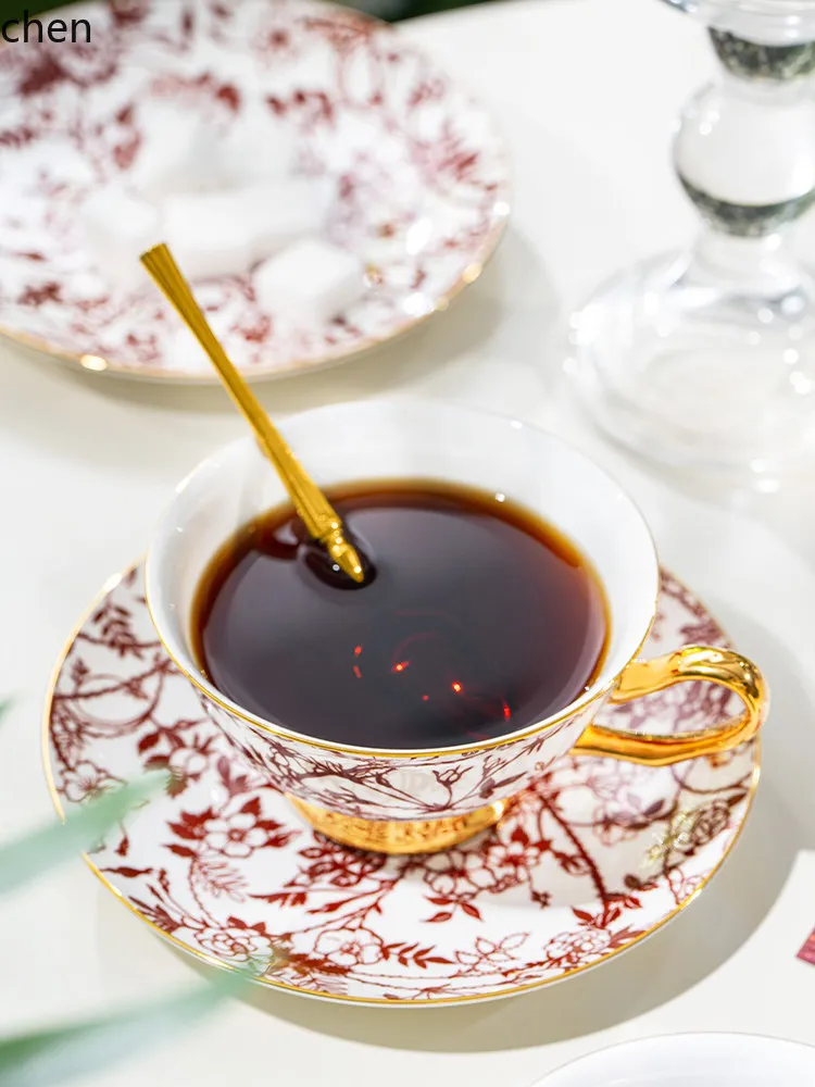 H1 coffee cup high-end exquisite suit gift box bone china women's gift