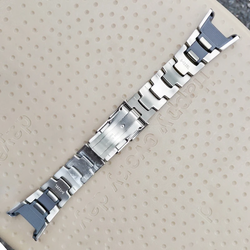 Cinturino in titanio per orologio sportivo Casio PROTREK 3135 PRG-130T cinturino prg130t braccialetto leggero per alpinismo all'aperto