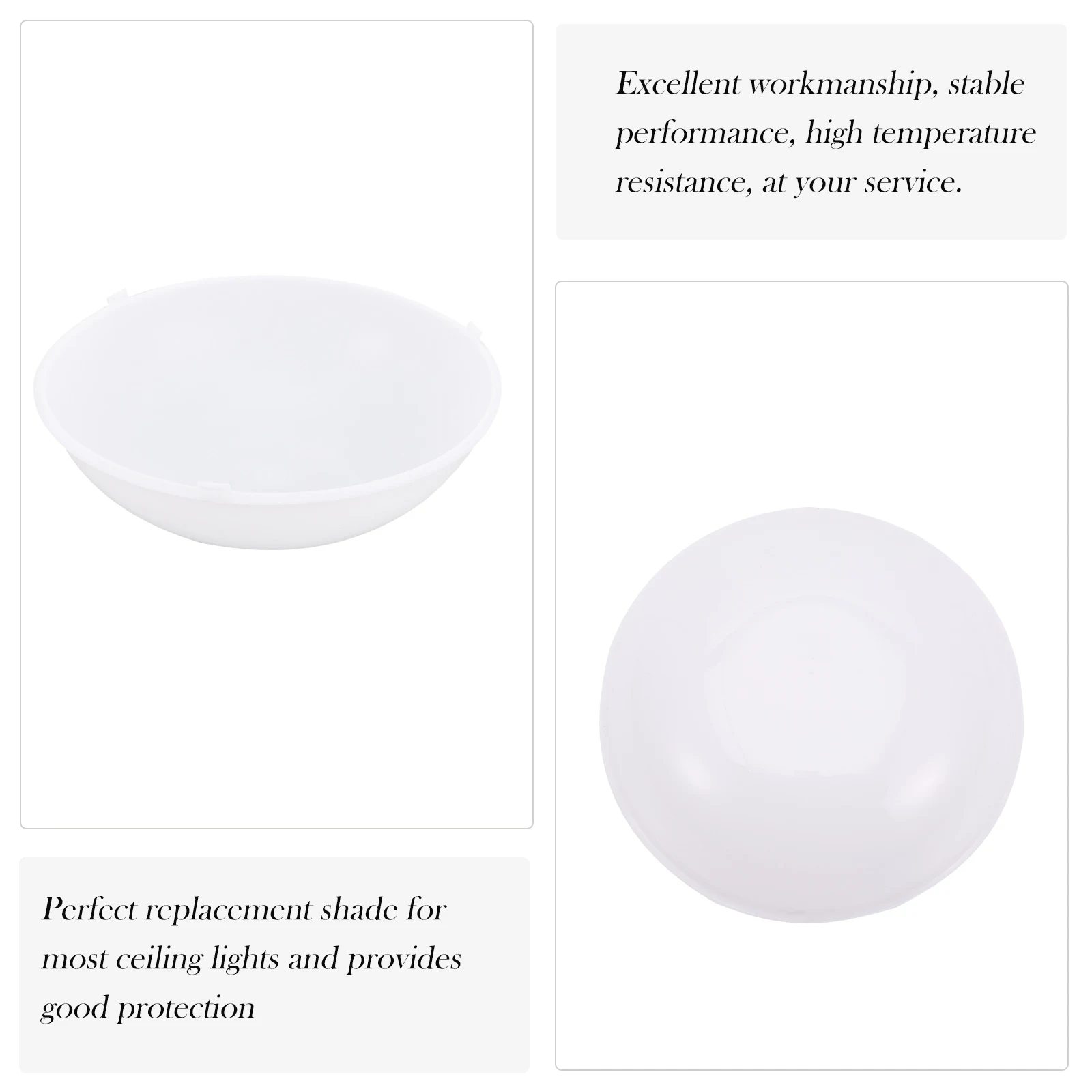 

5pcs Led Ceiling Lamp Cover Pvc Fire Retardant Light Shade For Home Hanging Lampshade Lighting Decor Accessory