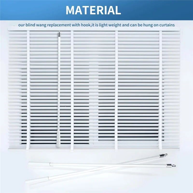 IALJ-2 Pcs 17 Inch Blind Wand Long Vertica Blind Wand For Window Curtain Door For Window Accessory Curtain Door Shades