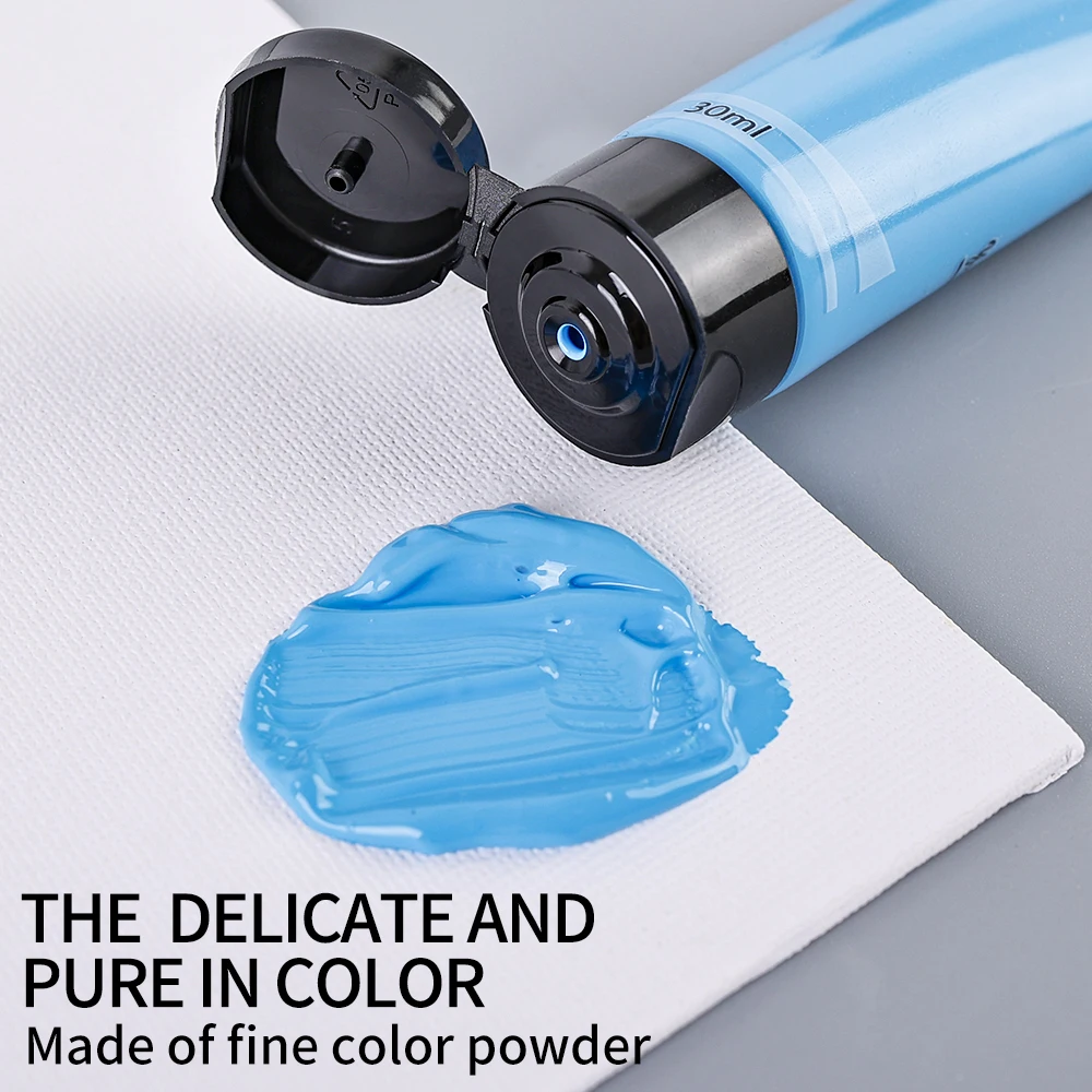 Peinture acrylique pour peinture murale, 30ml, imperméable et résistante au soleil, matériaux de peinture pour étudiants en Art, Textile, Graffiti de bricolage