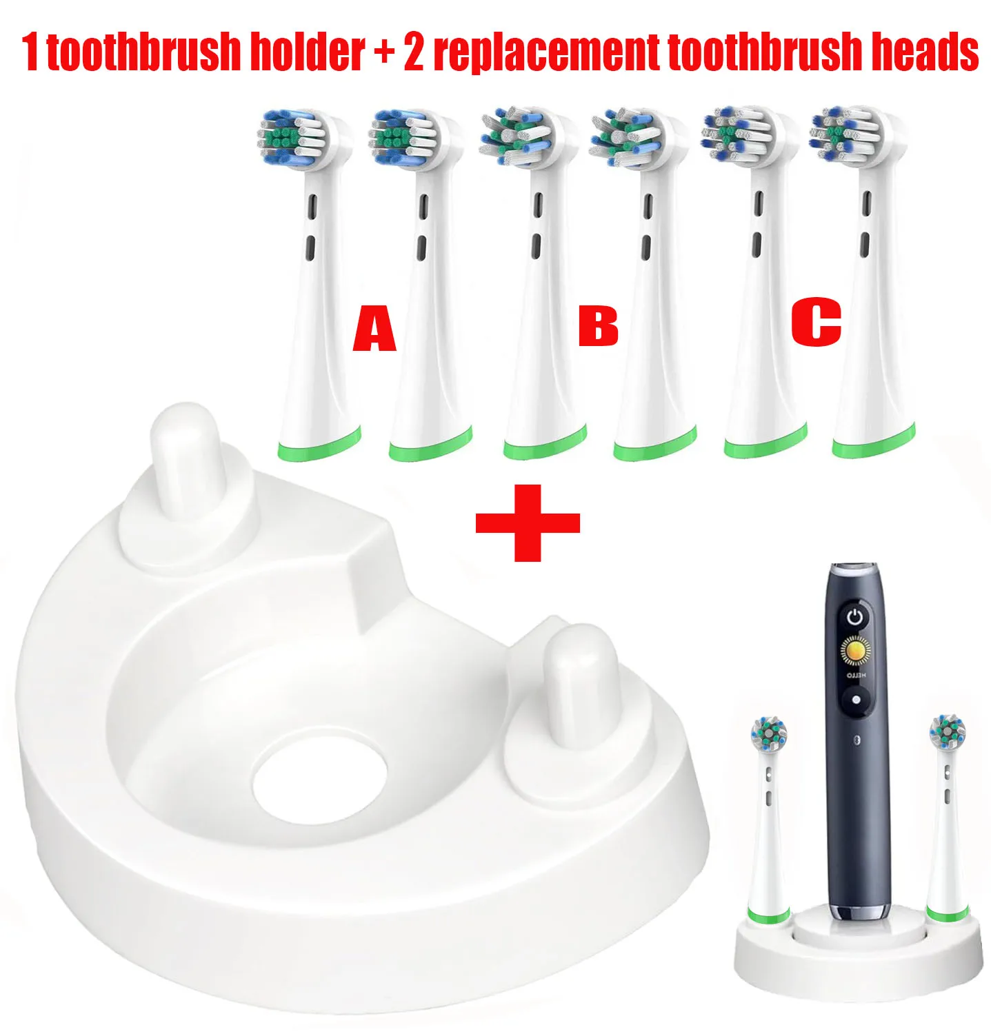 1 Brush Stand + 2 T…