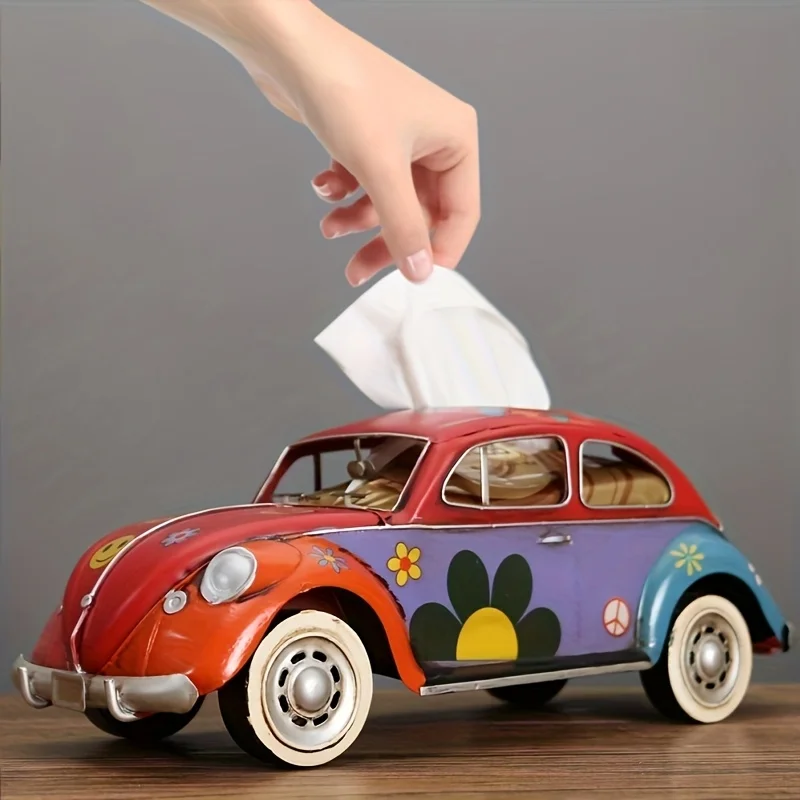 

‌ 1 шт., коробка для салфеток в стиле ретро для железных работ - нарисованный вручную в американском индустриальном стиле