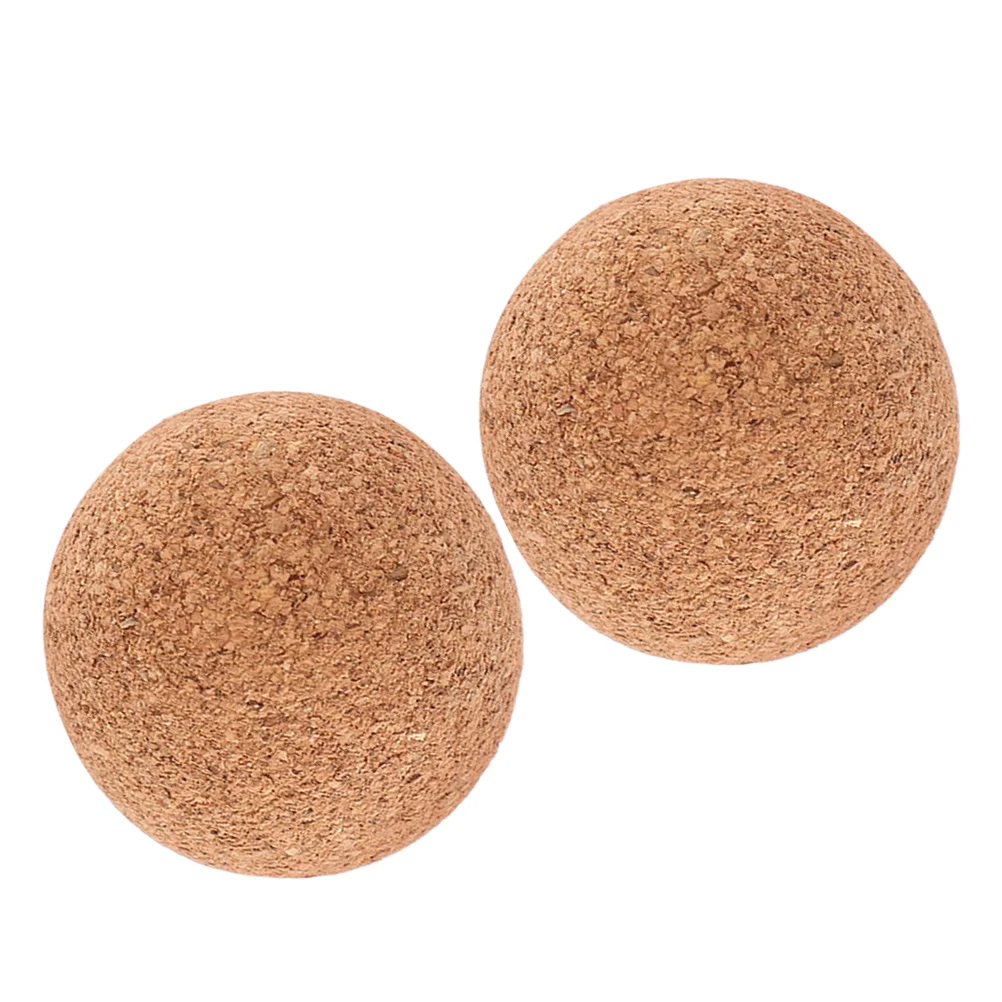 2 Pcs Football Table Tennis Accessories Foosball Balls Soccer Foosballs Replacement Small Parts Cork