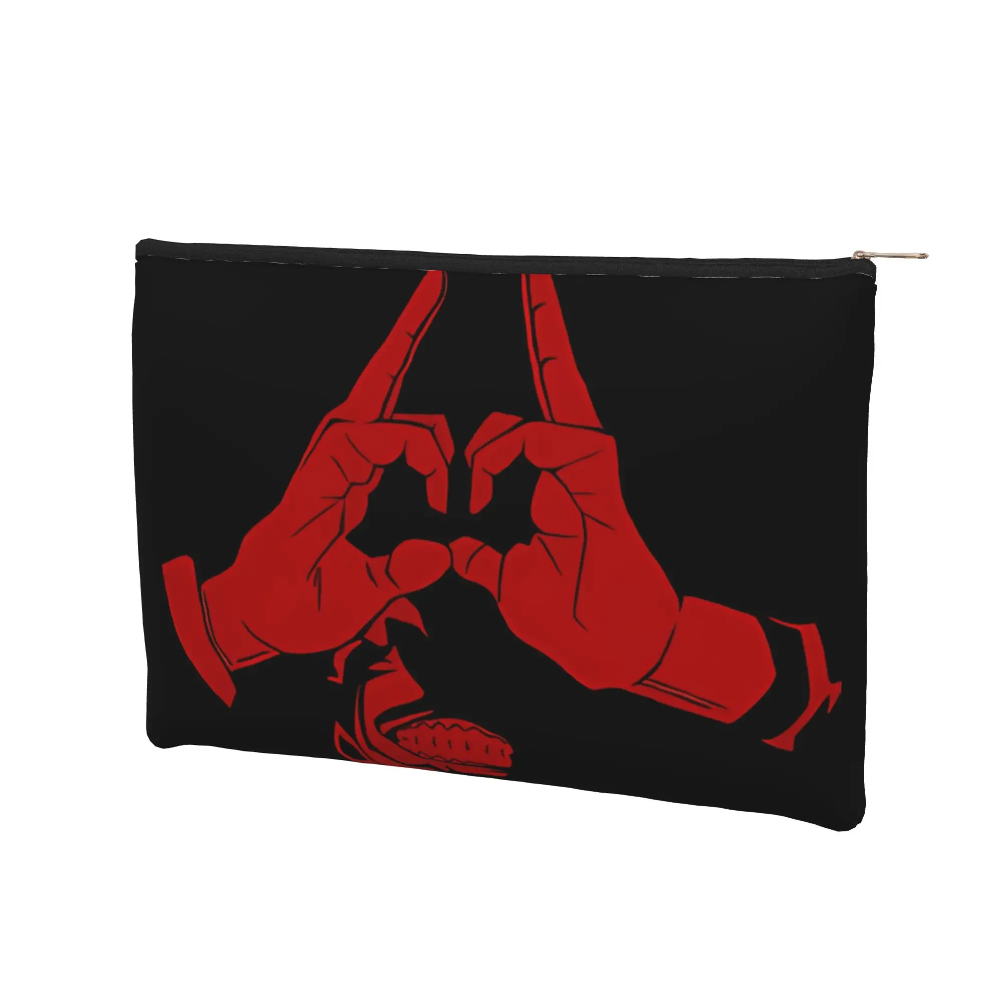 Stylish jJujutsu Kaisenn Copy Of The Monster Makeup Bag Toiletry Bag with Zipper Travel Cosmetic Pouch