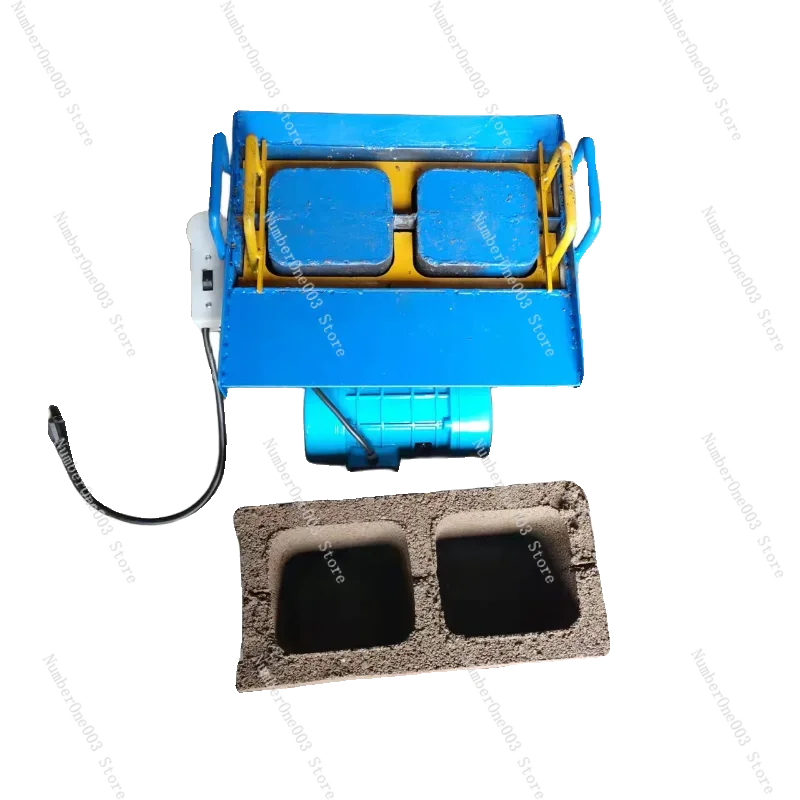Manual Brick Beater Household Hollow Machine Small Portable Hollow Machine Mold Single Phase Electric Cement Brick