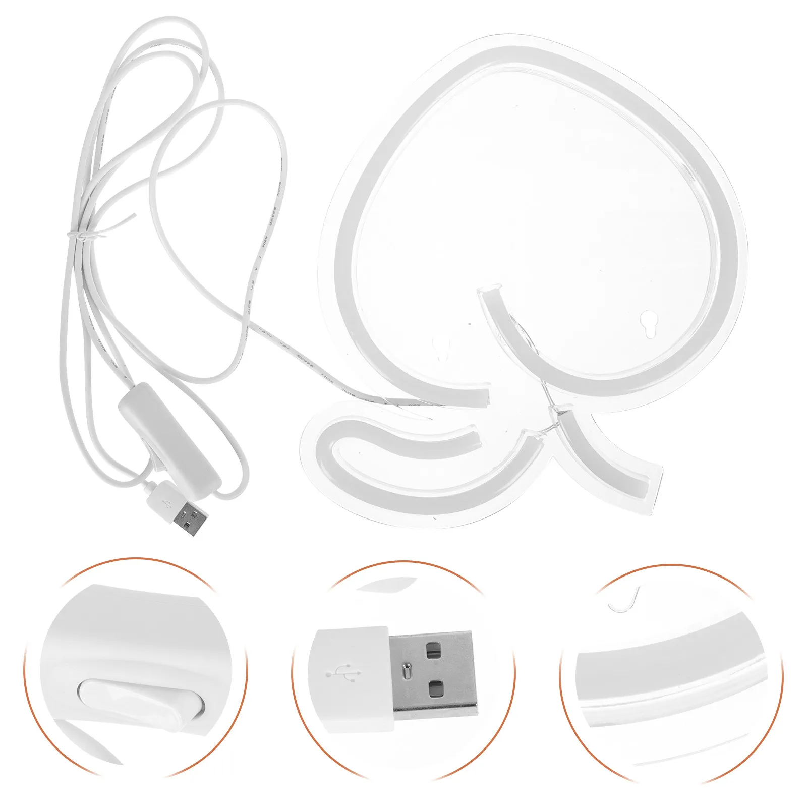 

1 шт. Светодиодный неоновый ночник в форме персика, USB-перезаряжаемый, теплый белый, декоративная лампа для спальни, стола, кофейного столика, домашней вечеринки