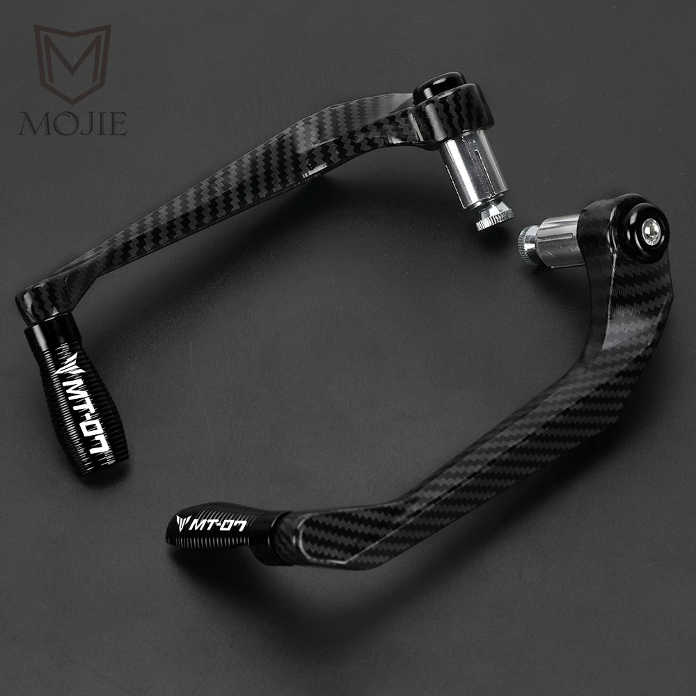 

2025 2026 Motorcycle Handlebar Grips Brake Clutch Levers Guard Protector For YAMAHA MT 07 MT-07 MT07 TRACER GT FZ07 2014-2024